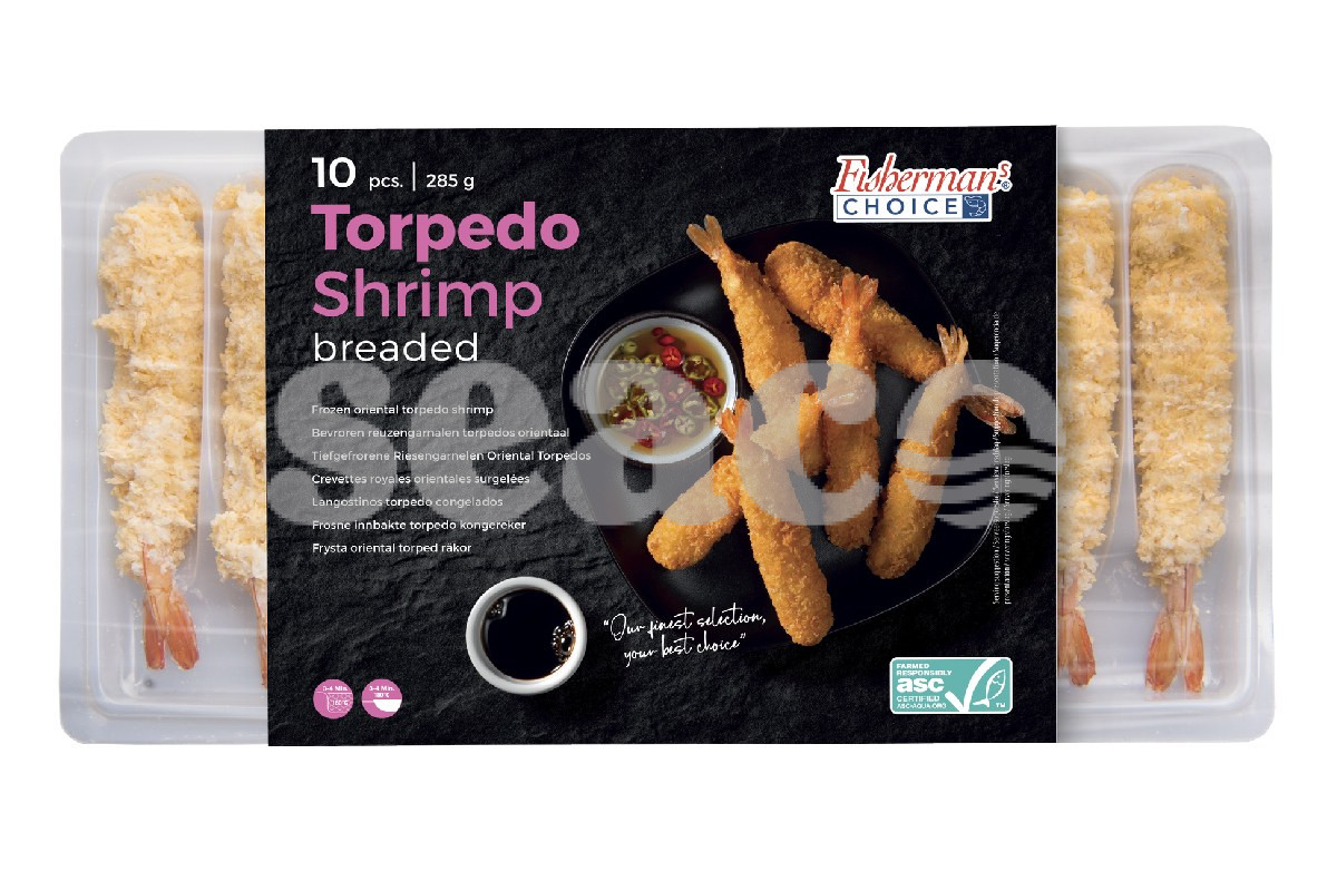 ❄ Garnalen torpedo tray 10st 285g