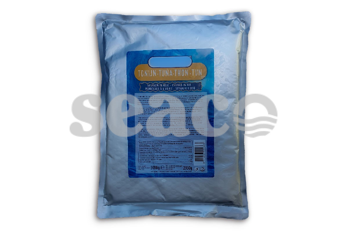 Tonijnchunks in olie zk 3kg