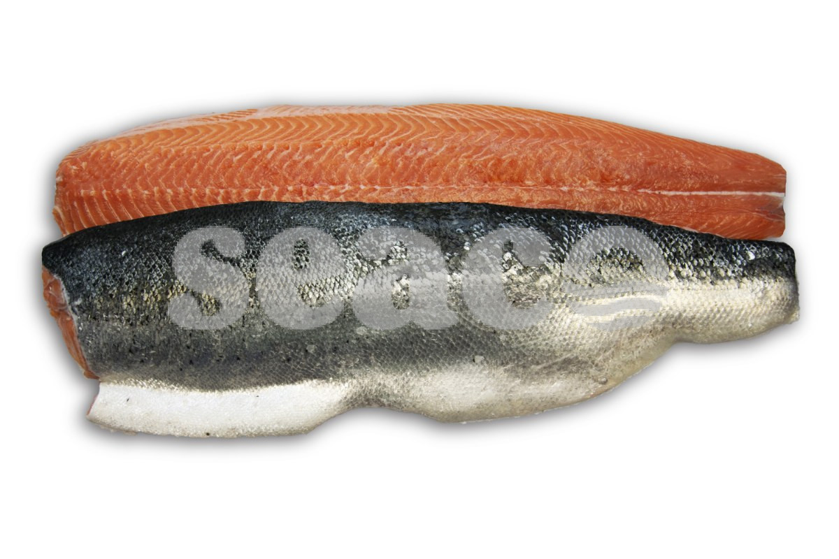 Zalmfilet trim C met vel 1100-1400g (3-4)
