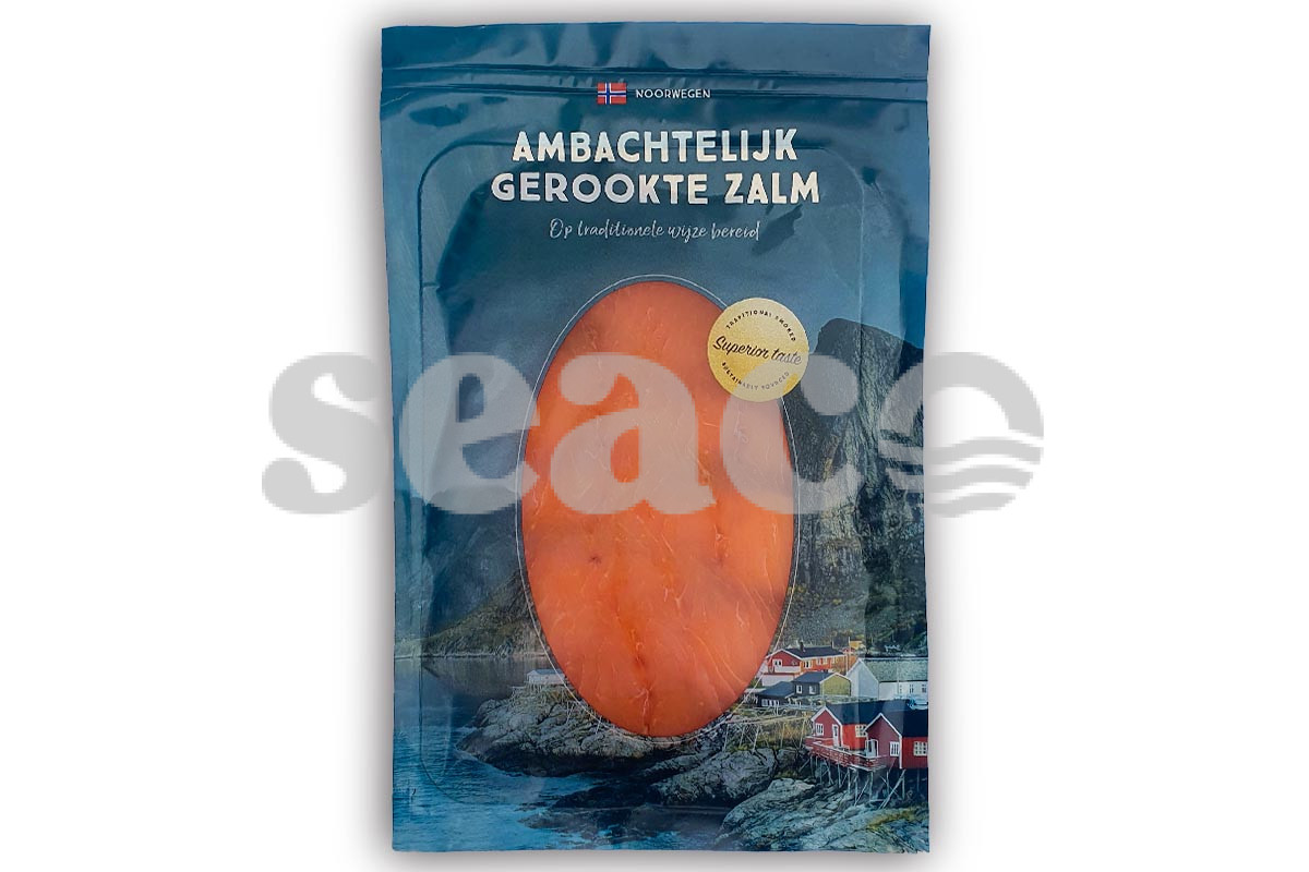 ❄ Zalmfilet gerookt kort gesneden 200g