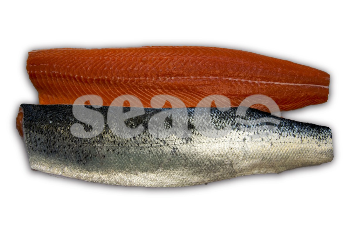 Zalmfilet trim D met vel 1200-1600g (4-5) geschubd