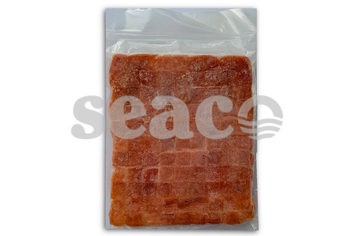 ❄ Tonijnblokjes (rood) 1,5cm 1kg (2x 500g)
