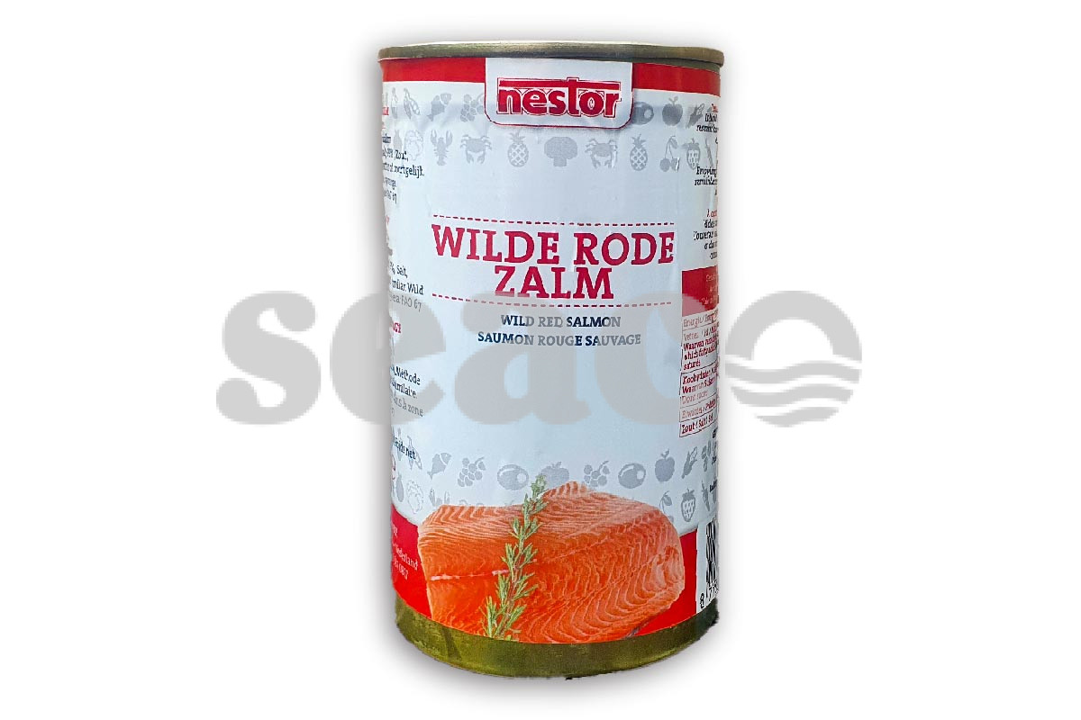 Zalm wild rood blik 425g