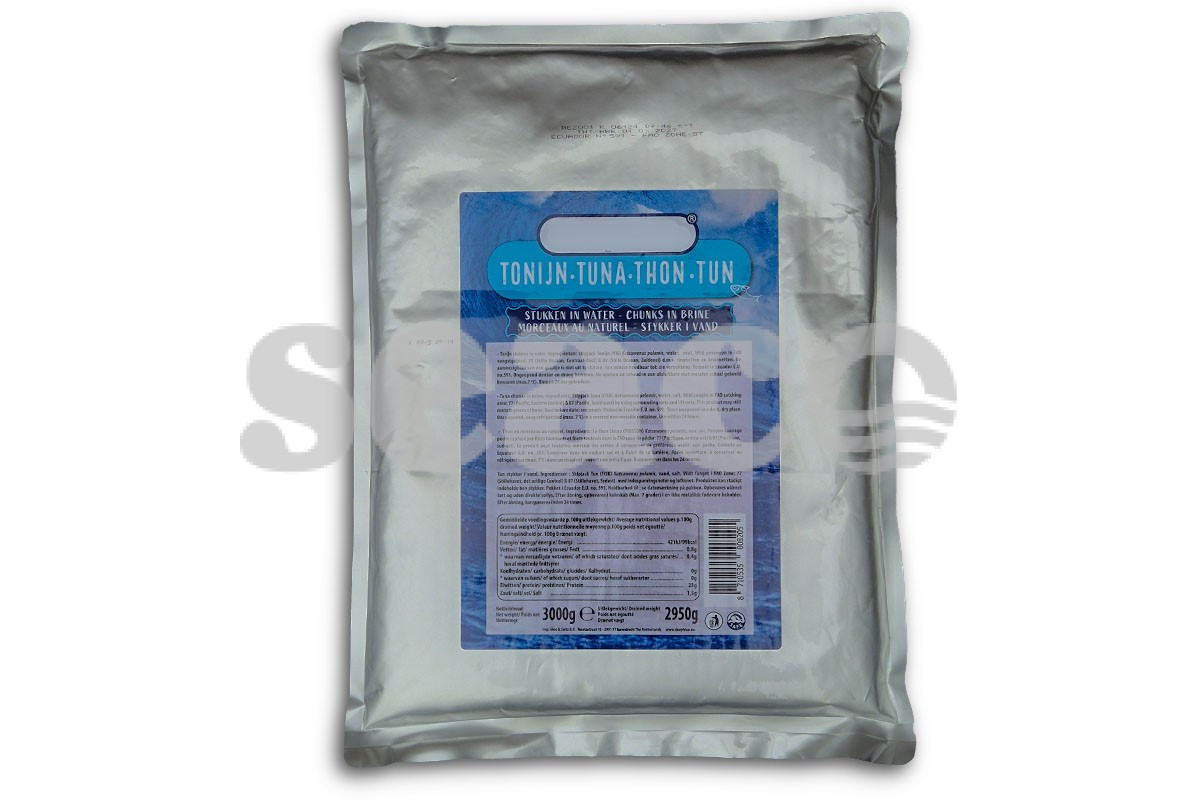 Tonijnchunks in water zak 3kg