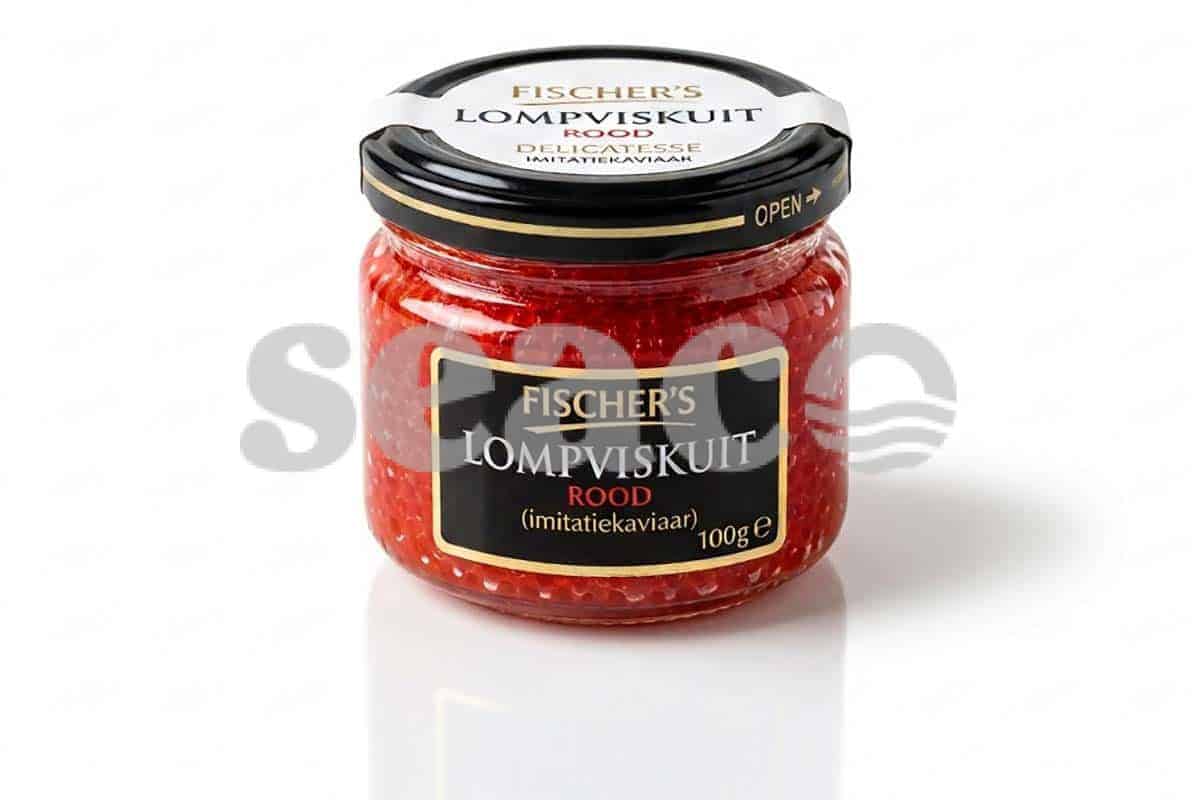 Kaviaar imitatie rood 100g