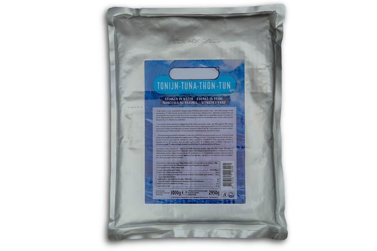 Tonijnchunks in water zak 3kg